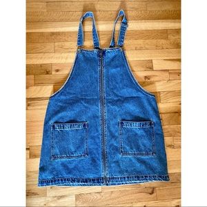 Jean zip-up dress